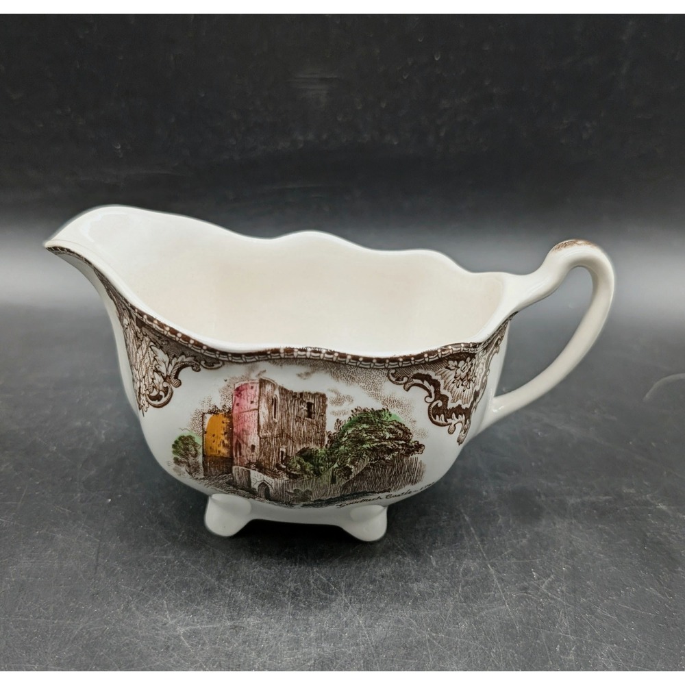 Johnson Brothers Old Britain Castles Creamer Goodrich Castle Brown Multi-Color
